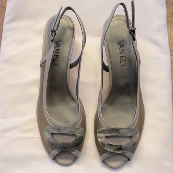 VANELI LEATHER MESH SANDALS. NEW - Picture 2 of 8